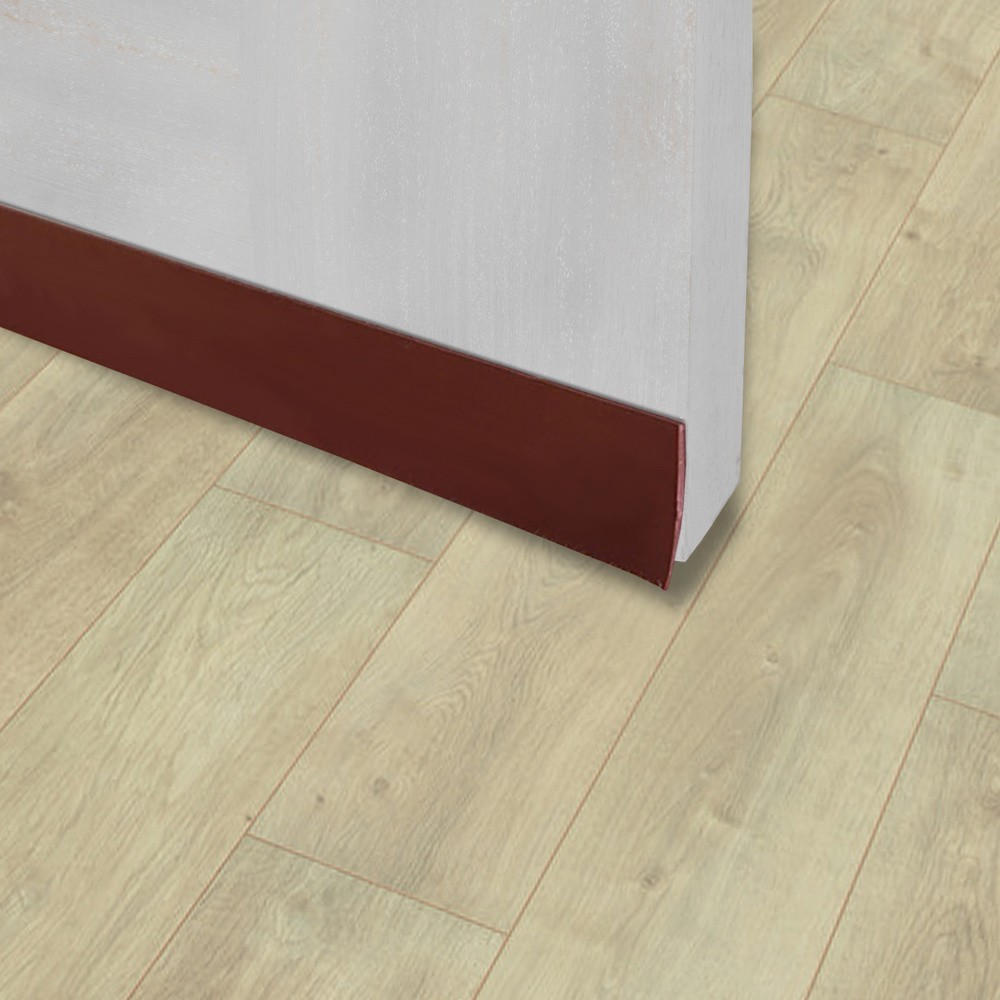 Burlete Umbral Autoadhesivo PVC Flexible Marron al por Mayor | Almacén de Ferretería