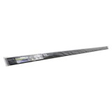Burlete Para Puertas De Garaje Aluminio Negro Con Cepillo 2,5 m, Cepillo De Puerta, Burlete Garaje, Burlete Cepillo Cochera al p