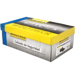 Zapatos Seguridad S3 Piel Negra Wolfpack  Nº 39 Vestuario Laboral,calzado Seguridad, Botas Trabajo, (Par)