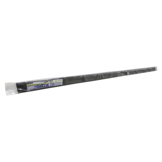 Burlete Reforzado Para Puertas De Garaje Aluminio Negro Con Goma 2,5 m, Perfil Bajo Cochera Cepillo De Puerta, Burlete Garaje al