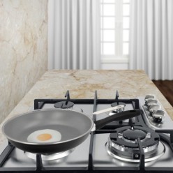 Tapa Anti Salpicaduras Ø 28 cm, Malla Acero Inoxidable, Con mango, Pantalla Antisalpicaduras,Tapa Sarten,Tapa ollas,Tapa aceite