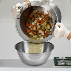 Tapa Anti Salpicaduras Ø 28 cm, Malla Acero Inoxidable, Con mango, Pantalla Antisalpicaduras,Tapa Sarten,Tapa ollas,Tapa aceite