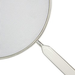 Tapa Anti Salpicaduras Ø 28 cm, Malla Acero Inoxidable, Con mango, Pantalla Antisalpicaduras,Tapa Sarten,Tapa ollas,Tapa aceite