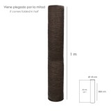 Malla Sombreo Rollo 2 x 50 metros, Reduce Radiación, Protección Jardín y Terraza, Regula Temperatura, Color Marrón al por Mayor 