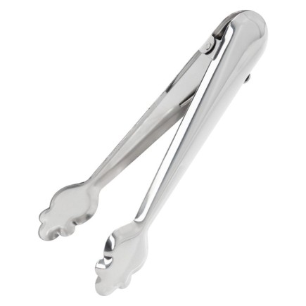 Pinzas Para Hielo de Acero Inoxidable Con Muelle de Apertura Automatica, Longitud 19 cm,