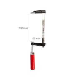 Sargento / Torniquete Mango Madera  150x 50 mm, Clips Para Madera, Sargento Carpinteria, Abrazaderas Carpinteria, Prensa Madera,