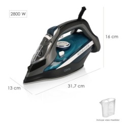 Plancha De Vapor Profesional 2,800 Watt, Vapor Constante y Golpe de Vapor, Suela Ceramica, Vapor Vertical, Sistema Antical,
