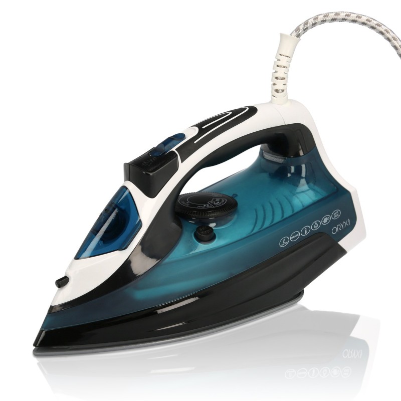 Plancha De Vapor Profesional 2,400 Watt, Vapor Constante y Golpe de Vapor, Suela Ceramica, Vapor Vertical, Sistema Antical,