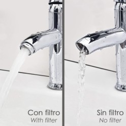 Atomizador Grifos / Monomando M28  (2 piezas) Filtro Aireador Grifo, Economizador de Agua, Difusor Grifo, Aireador Economizador