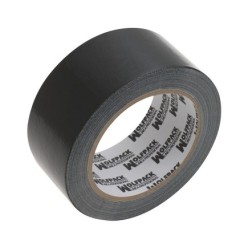 Cinta Americana "Muscle" Color Negro 48 mm, x 10 mertos, Super Resistente, Sellar, Reparar, Unir, Fijar, Sujetar, Empaquetar,