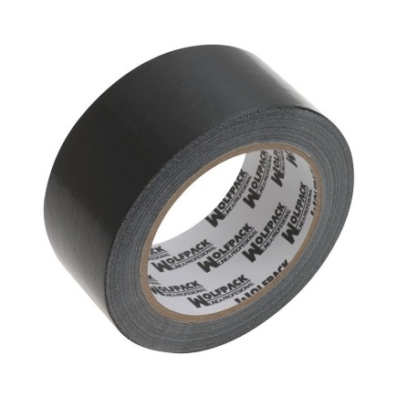 Cinta Americana "Muscle" Color Negro 48 mm, x 10 mertos, Super Resistente, Sellar, Reparar, Unir, Fijar, Sujetar, Empaquetar,