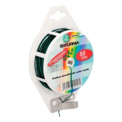 Atadura Plastificada Con Dispensador De 50 Metros, Ideal Para Entutorar, Jardin, Bonsais, Macetas, etc, Flexible y Duradero,