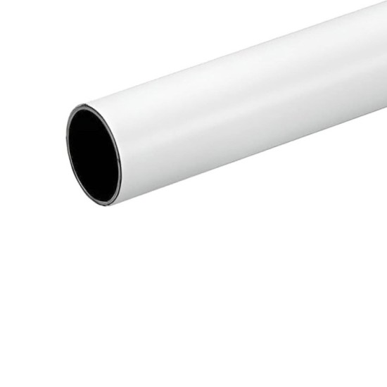 Barra Armario Latonado Blanco Redondo Ø 12mm, (Barra 3,0mt,) al por Mayor | Almacén de Ferretería