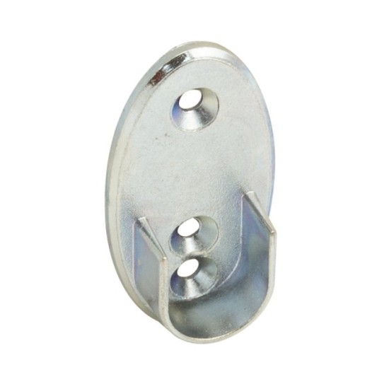 Soporte Lateral Oval Zincado Lateral Ø 16 mm, al por Mayor | Almacén de Ferretería