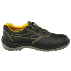 Zapatos Seguridad S3 Piel Negra Wolfpack  Nº 45 Vestuario Laboral,calzado Seguridad, Botas Trabajo, (Par)