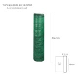 Malla Sombreo Rollo 1,5 x 10 Metros, Reduce Radiación, Protección Jardín y Terraza, Regula Temperatura, Color Verde Claro al por