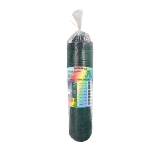 Malla Sombreo Rollo 1,5 x 10 Metros, Reduce Radiación, Protección Jardín y Terraza, Regula Temperatura, Color Verde Claro al por
