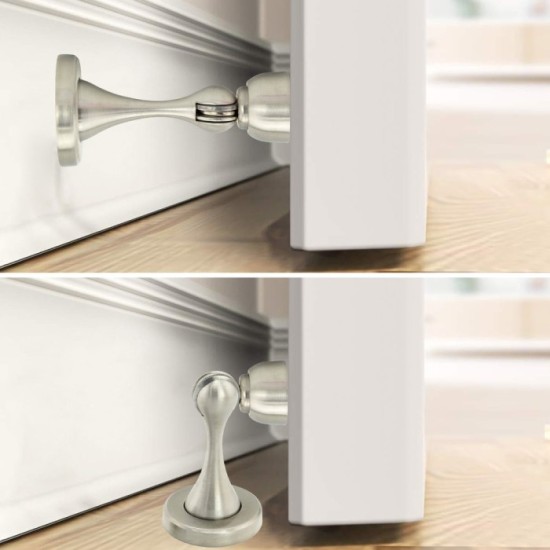 Tope Puerta Retenedor Magnetico Extrafuerte Acero Inoxidable Para Pared y Suelo al por Mayor | Almacén de Ferretería