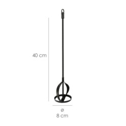 Mezclador Pinturas Para Taladro Ø 80 x 400 mm, Mezclador / Agitador Pinturas, Cemento, Yeso