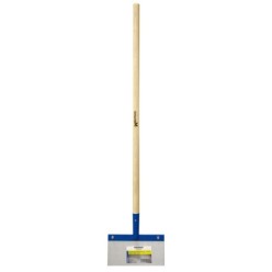 Rascador / Rasqueta Para Techos, Suelos, Paredes 300x150 mm, Con Mango Madera 1200 mm, Fabricado en Acero