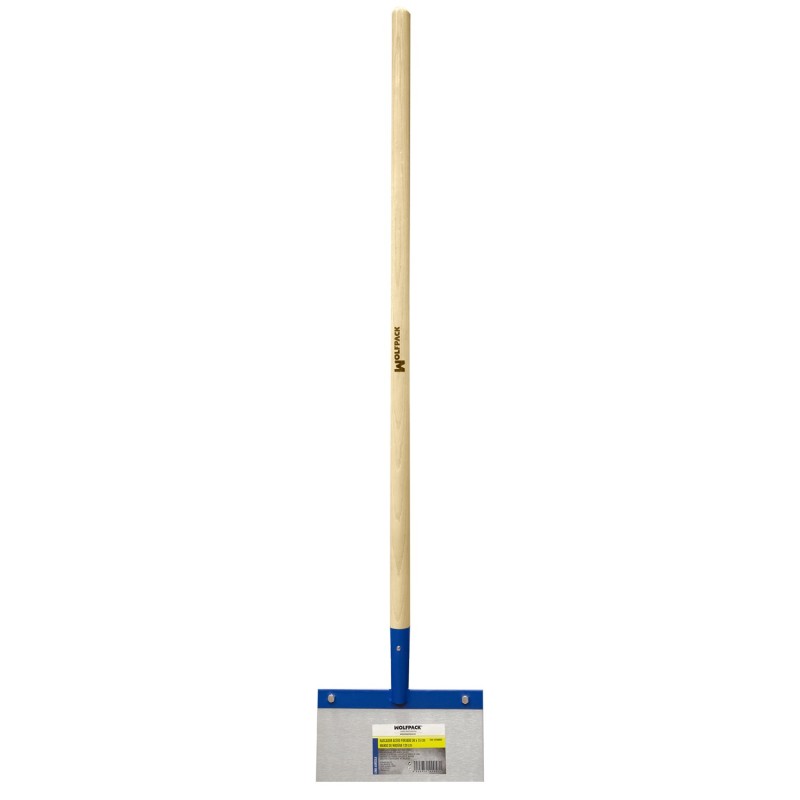 Rascador / Rasqueta Para Techos, Suelos, Paredes 300x150 mm, Con Mango Madera 1200 mm, Fabricado en Acero