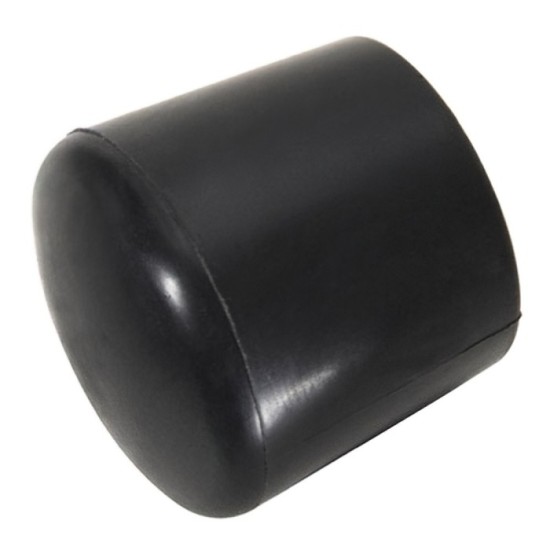 Contera Plastico Redonda Exterior Negra 25 mm, Bolsa 200 Unidades al por Mayor | Almacén de Ferretería