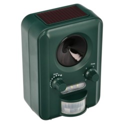 Ahuyentador Ultrasonidos Animales Funcionamiento Solar / Usb, Ahuyenta Roedores, Ratones, Gatos, Perros, Aves, Pajaros, Etc