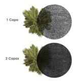 Malla Sombreo Negro 1,5 Metros Rollo 50 Metros, Reduce Radiación, Protección Jardín y Terraza, Regula Temperatura, Color Negro a