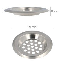 Filtro Cestillo Para Lavabo / Fregadero Inoxidable 6 cm,