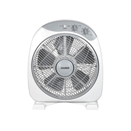 Ventilador Maurer Box Ø 30cm 40 Watt, 3 velocidades  Aspas gran tamaño, 3 Con temporizador