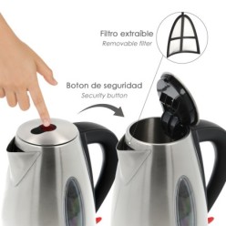 Hervidor De Agua 1,7 Litros, 2200 W,