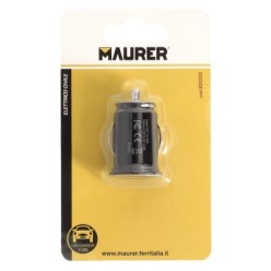 Cargador Coche USB Dos Tomas 2,1 Amperios, 5 V, Adaptador Enchufe USB Cargador USB de Pared, Android, Iphone, Smartphones