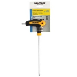 Llave Allen Con Bola Mango Bimaterial "Soft Touch" Forma T 8,0 mm, Acero Cromo Vanadio, Destornillador allen, llave hexagonal