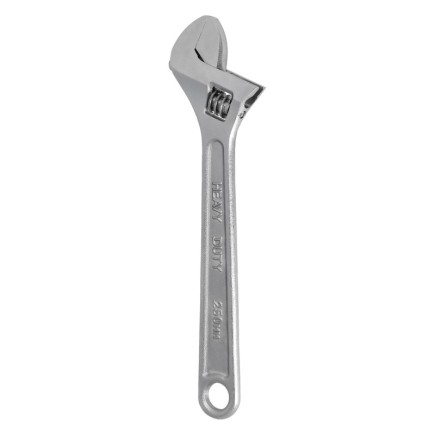 Llave Ajustable Moleta 10" / 250 mm, Llave Inglesa, Llave Apriete, Llave Ajustable
