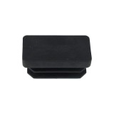 Contera Rectangular Negra 15x30mm, Blister 4 piezas, al por Mayor | Almacén de Ferretería