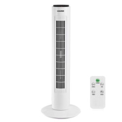 Ventilador Maurer Torre 73 cm 3 Velocidades, Funcion Oscilante, Con Temporizador y Mando a Distancia,