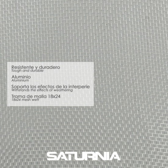 Tela Mosquitera Aluminio 18x14 Ancho 60 cm, Rollo 30 Metros, Malla Mosquitera Aluminio Anti Mosquitos, Antimoscas, al por Mayor 