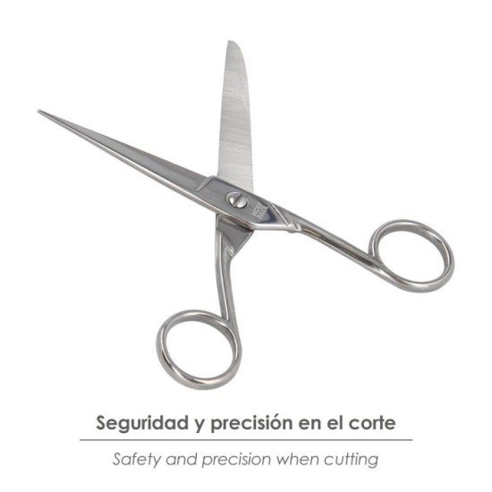 Tijera Costura 6,0" / 150 mm, Tijera De Costura Multifunción Acero Inoxidable Ideal Para Cortar Todo Tipo De Telas, Manualidades