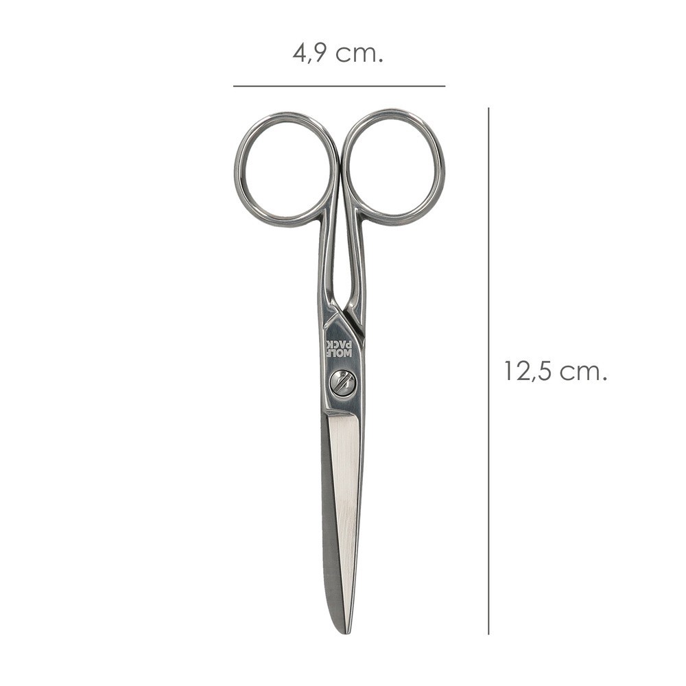 Tijera Costura 5,0" / 125 mm, tijera De Costura Multifunción Acero Inoxidable Ideal Para Cortar Todo Tipo De Telas, Manualidades