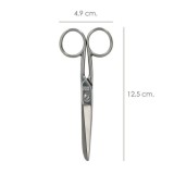 Tijera Costura 5,0" / 125 mm, tijera De Costura Multifunción Acero Inoxidable Ideal Para Cortar Todo Tipo De Telas, Manualidades