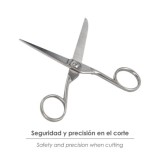 Tijera Costura 5,0" / 125 mm, tijera De Costura Multifunción Acero Inoxidable Ideal Para Cortar Todo Tipo De Telas, Manualidades