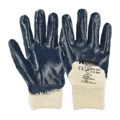 Guantes Nitrilo / Lona  Pesados Nimax 10" (Par)