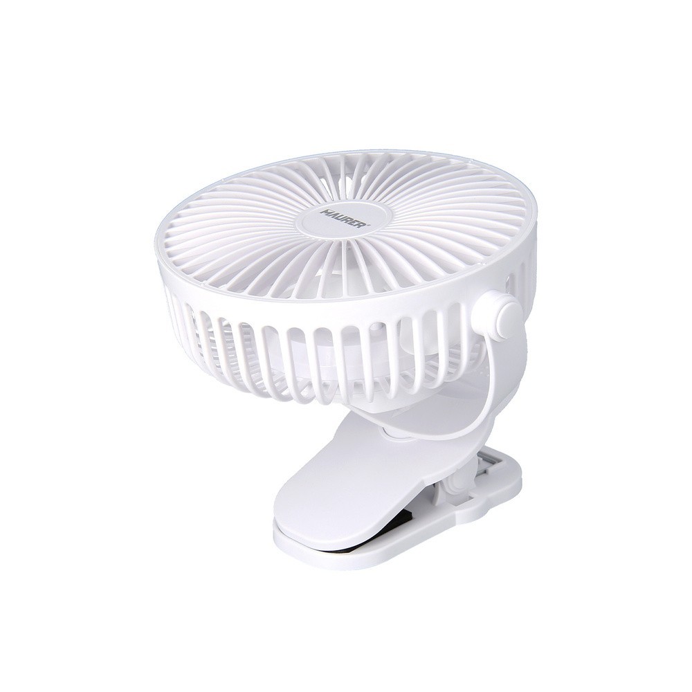 Ventilador Con Clip Sobremesa Ø 15 cm, Recargable al por Mayor | Almacén de Ferretería