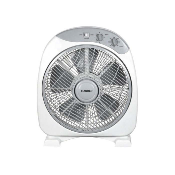 Ventilador Maurer Box Ø 30cm 40 Watt, 3 velocidades  Aspas gran tamaño, 3 Con temporizador al por Mayor | Almacén de Ferretería