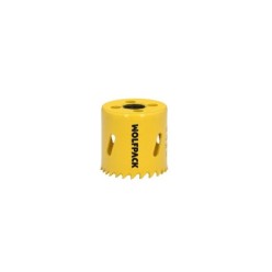 Corona Sierra Bimetal Ø 44 mm, Templado Termico, Base Reforzada, Corona Madera, Broca Agujeros Madera, Acero, Hierro, Plasticos