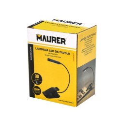 Linterna LED De Mesa / Lectura  Bateria Recargable (1,000 mAh) 30 Lumenes Con Clip, 3 Tonos De Luz y 3 Niveles De Luminosidad