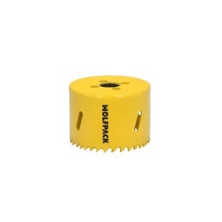 Corona Sierra Bimetal Ø 60 mm, Templado Termico, Base Reforzada, Corona Madera, Broca Agujeros Madera, Acero, Hierro, Plasticos