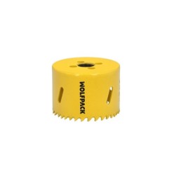 Corona Sierra Bimetal Ø 64 mm, Templado Termico, Base Reforzada, Corona Madera, Broca Agujeros Madera, Acero, Hierro, Plasticos