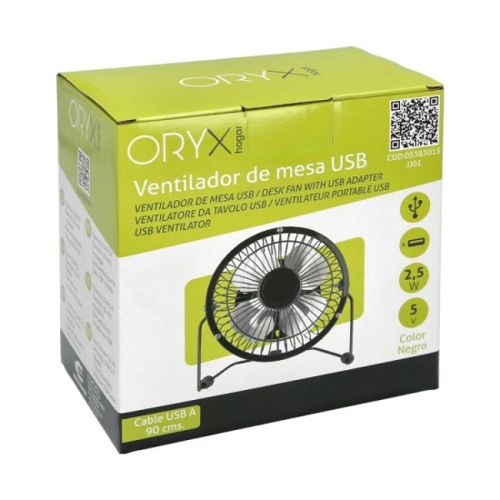Ventilador Sobremesa 10 cm, 2,5 Watt USB, al por Mayor | Almacén de Ferretería