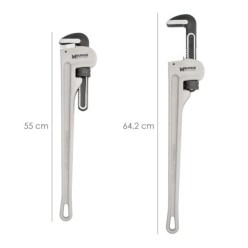 Llave Stillson Heavy Duty Aluminio 24" Llave Para Tubos, Llave Plomeria, Llave Para Tuberias, Llave Grifa,